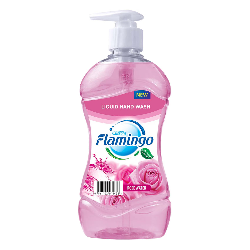 Flamingo Rose Water Liquid Hand Wash 400Ml