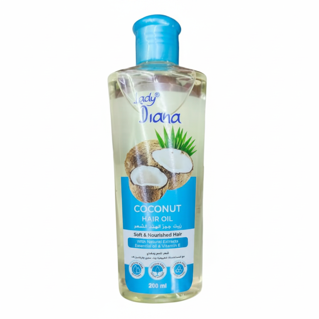 Lady Diana Hair Oil Coconut 200Ml