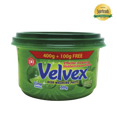 Velvex dish washing paste 400g lime +100Gm