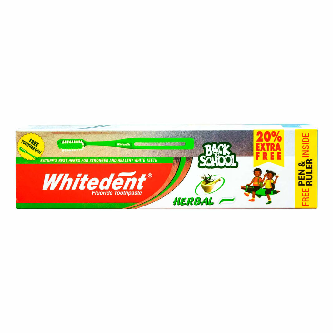 Whitedent Herbal 110Gm