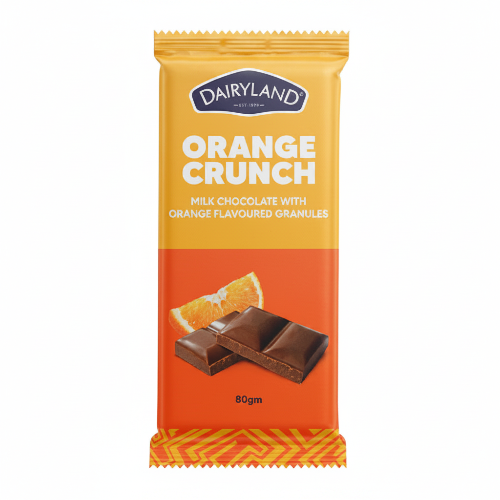 Dairyland Orange Crunch 80G