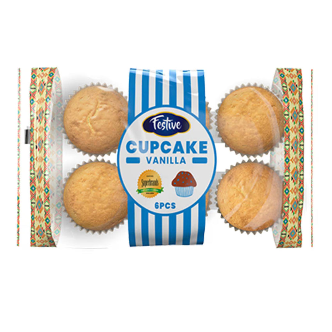 Festive Cupcake Vanilla 6Pcs 270G