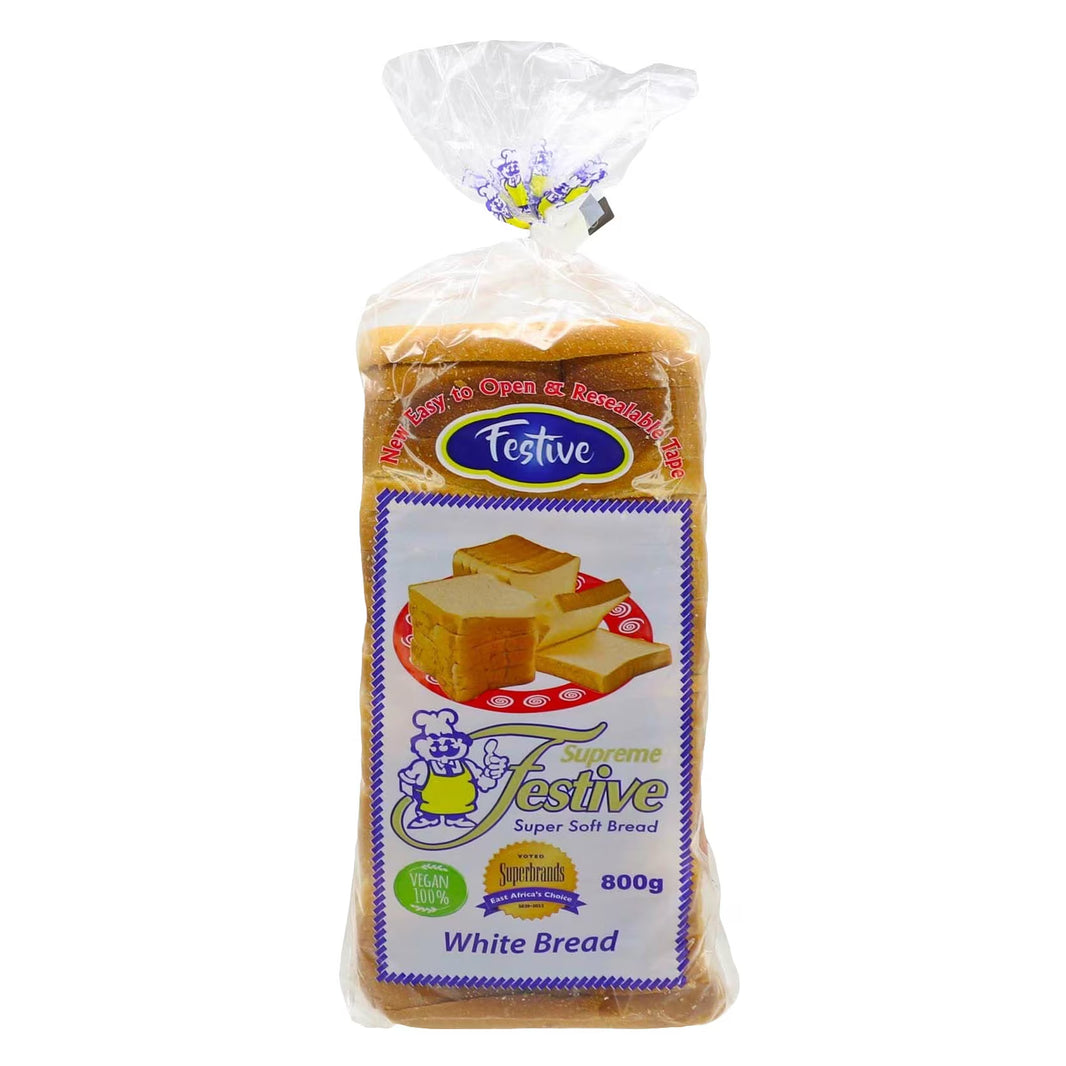 Festive Super Soft White Bread 800G