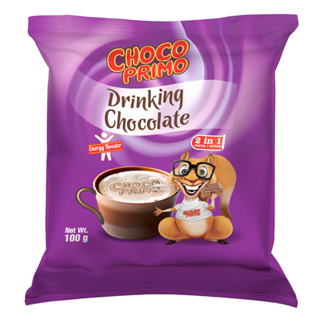 Choco Primo Drinking Chocolate 2 In 1 Sachet 100g
