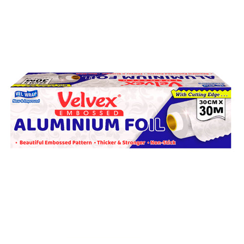 Velvex Aluminium Catering Foil 30Cm *30M