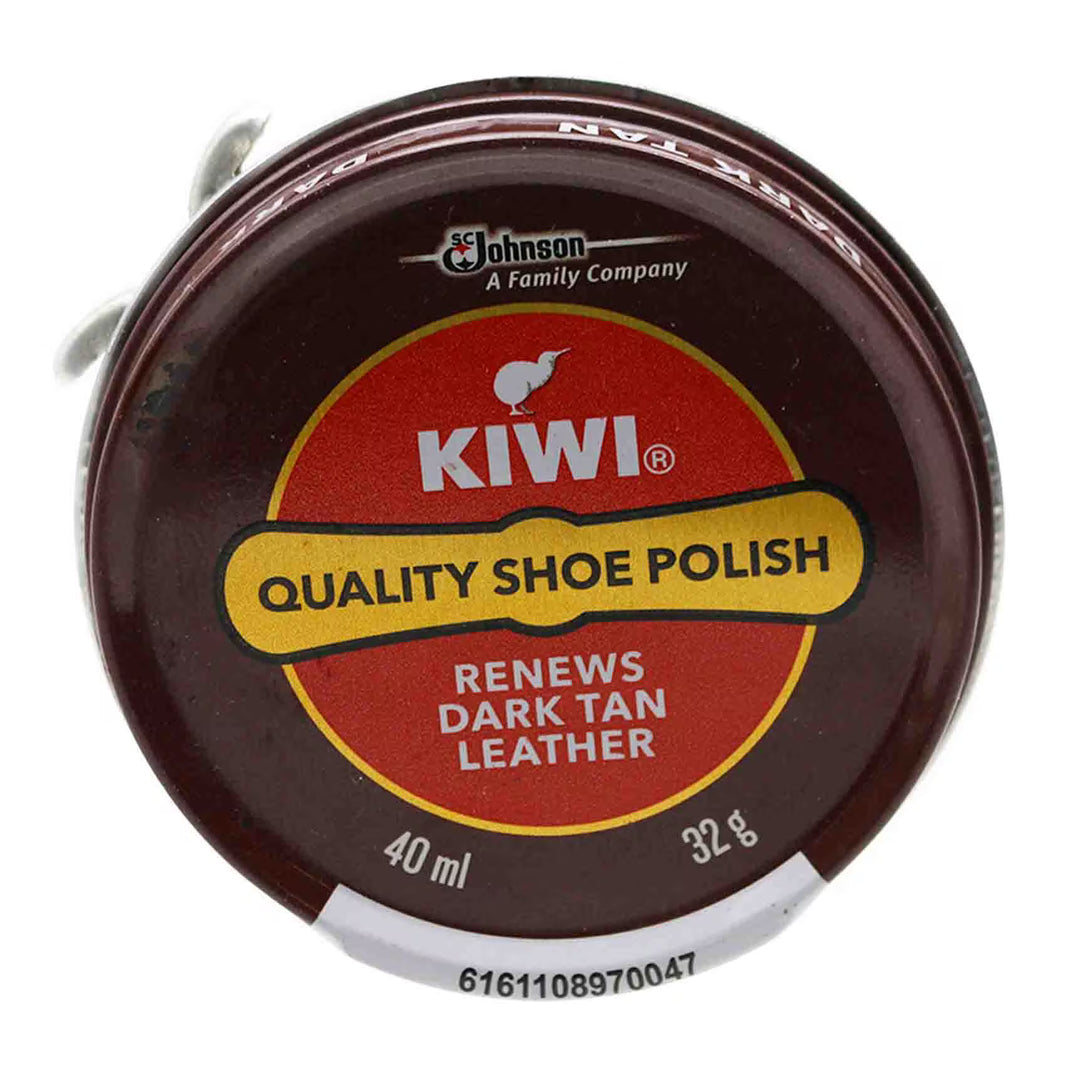 Kiwi Shoe Polish Dark Tan 40Ml