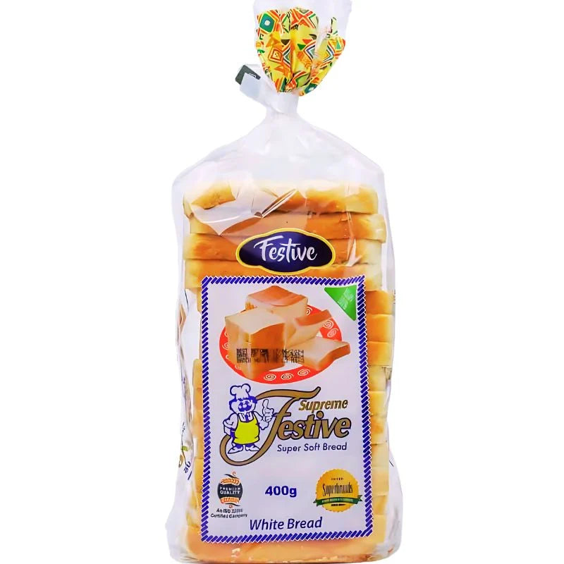 Festive Super Soft White Bread 400G