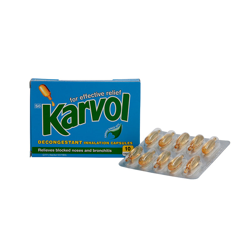 Karvol Capsules 10'S