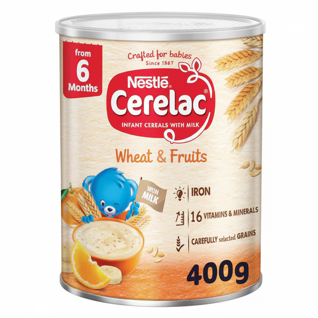 Cerelac Wheat +3 Fruits 400Gm