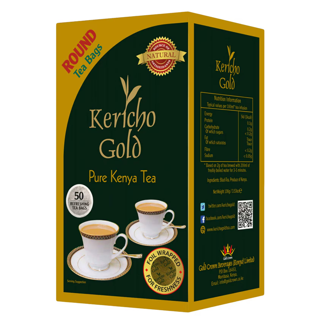Kericho Gold Round Tea Bag 50'S