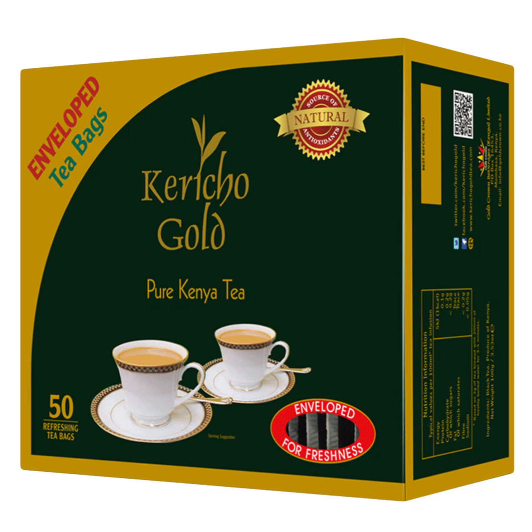 Kericho Gold Enveloped tea bag 50'S