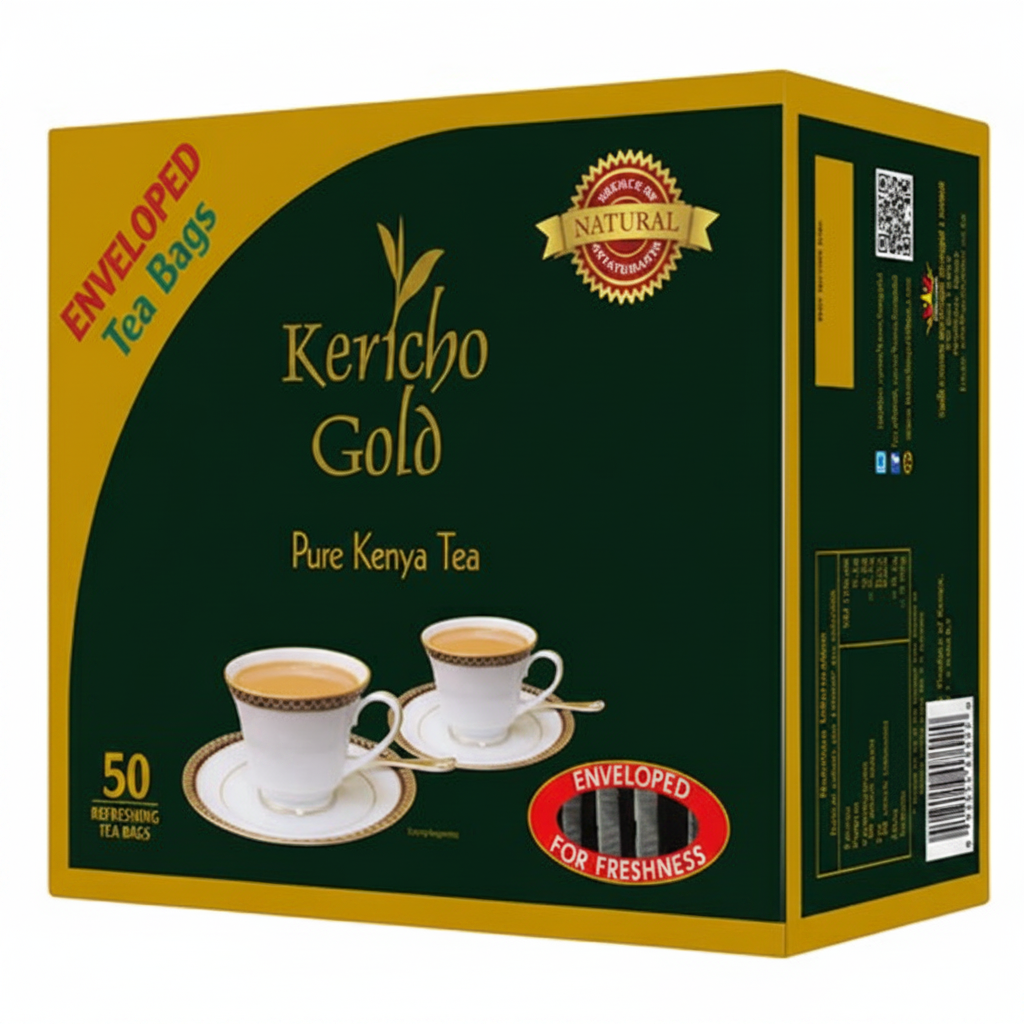 Kericho Gold Envelop Tea Bags 50s