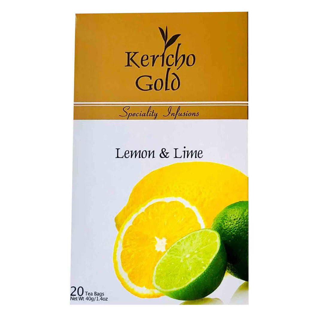 Kericho Gold Lemon & Lime 20Envelop tea bags