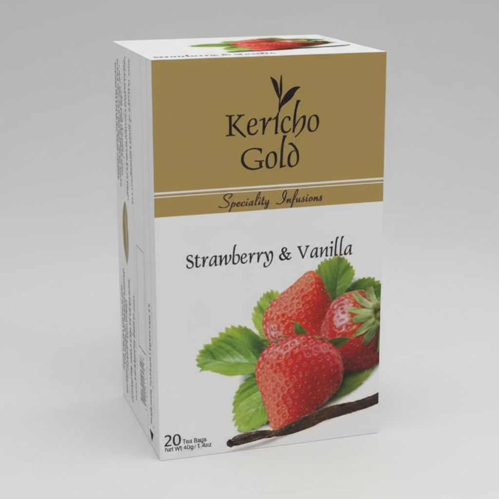 Kericho Gold Speciality Infusions - Strawberry & Vanilla  20'S Etb