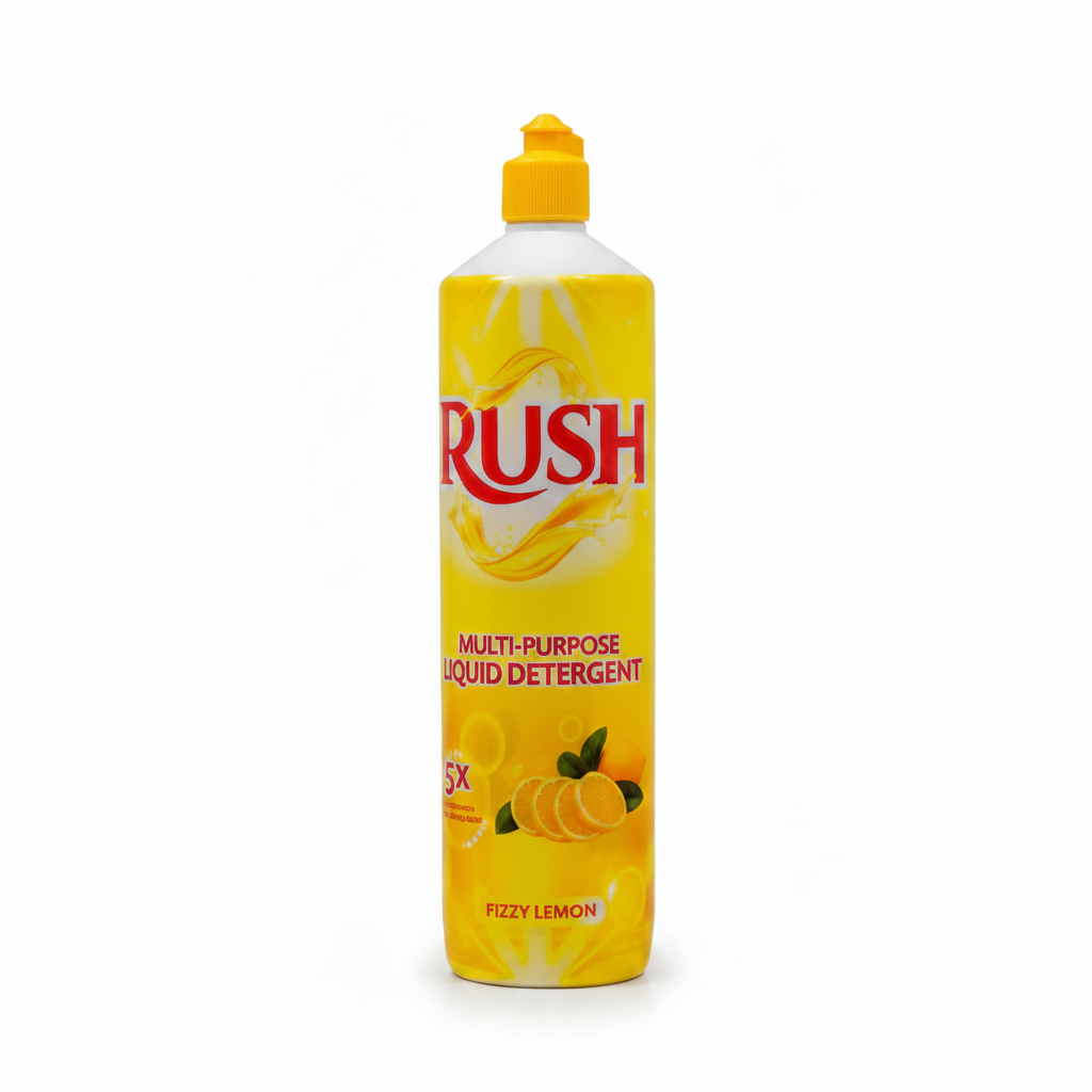 Rush Multi Purpose Detergent Fizzy Lemon 500Ml
