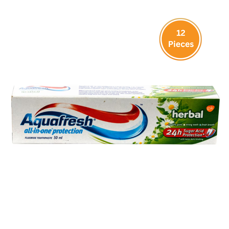 Aquafresh Herbal 50Ml Outer 12 Pieces