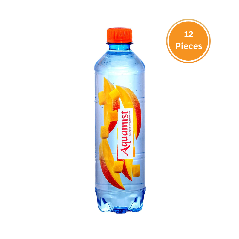 Aquamist Flavoured Water Mango  500ml Box 12 Pieces