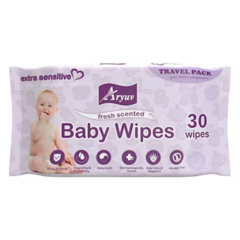 Aryuv Baby Wipes 30'S