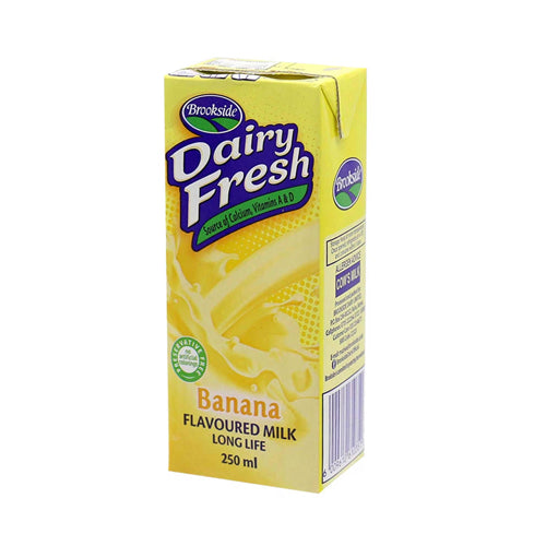 Brookside Flav Milk Banana 250Ml