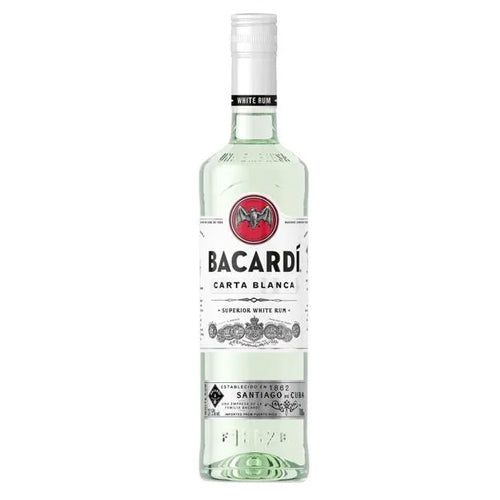 Bacardi Carta Blanca Rum 750Ml