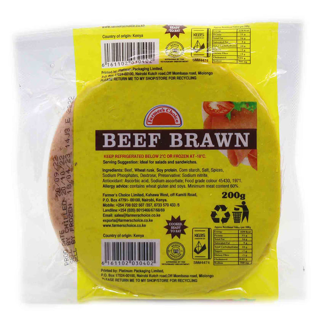 Beef Brawn Sliced 200G