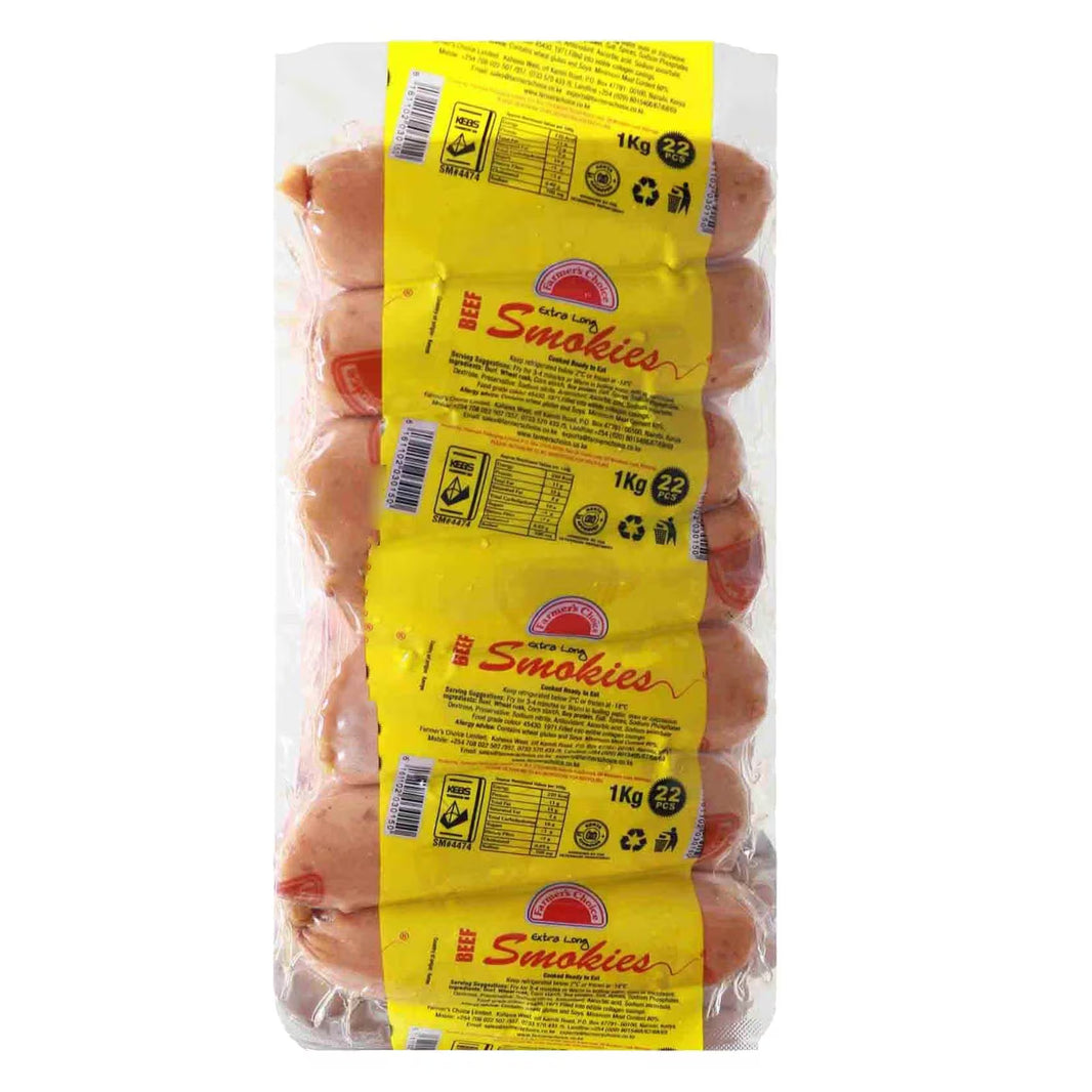 Beef Smokies Labless 1Kg