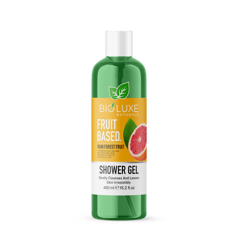Bioluxe Natural Rain Forest Fruit Based Shower Gel 480Ml