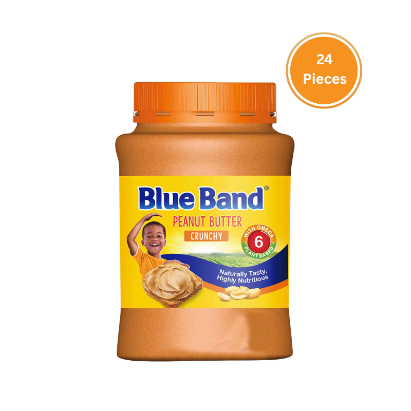 Blueband Peanut Butter 400Gm Crunchy Box 24 Pcs