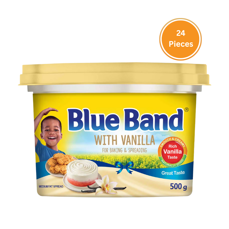 Blueband Vanilla 500G Box 24 Pcs Box