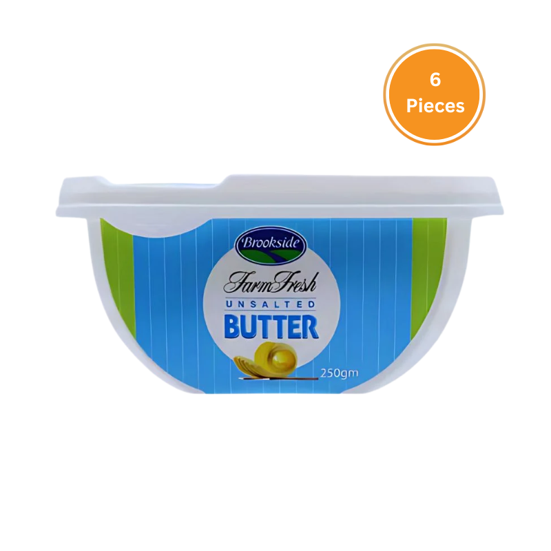 Brookside Butter 250Gm 6 Pieces