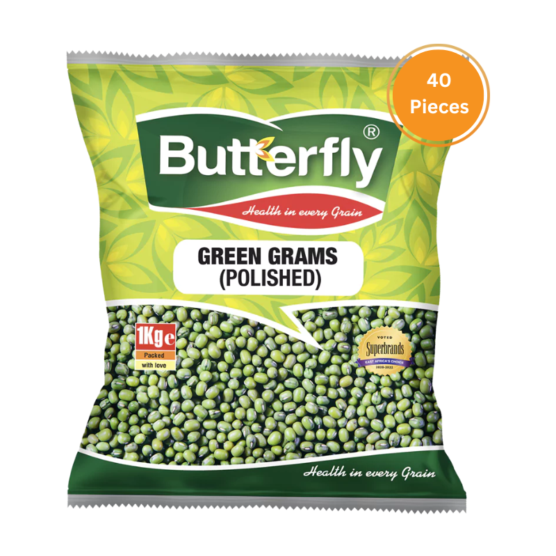 Butterfly Green Gram Polished 500Gm Bale 40 Pcs