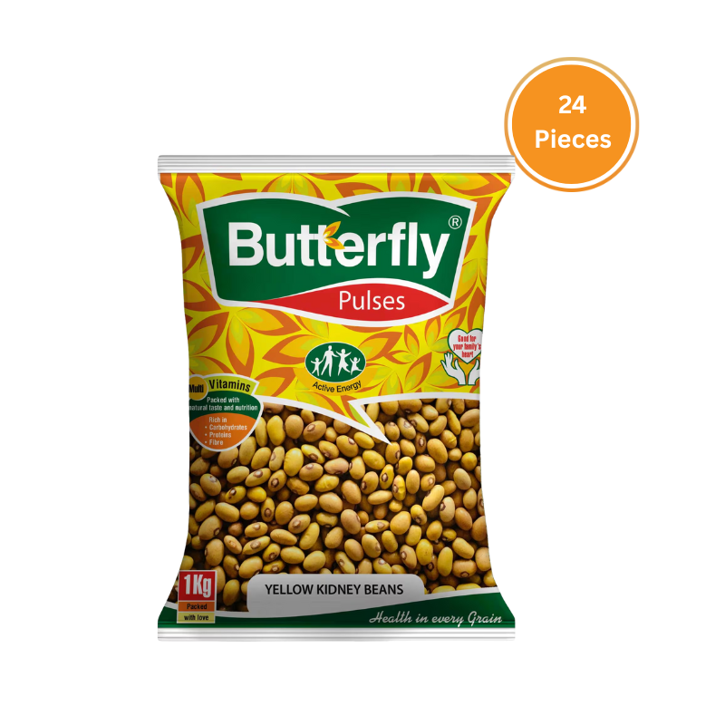 Butterfly Yellow Kidney 1Kg Bale 24 Pcs