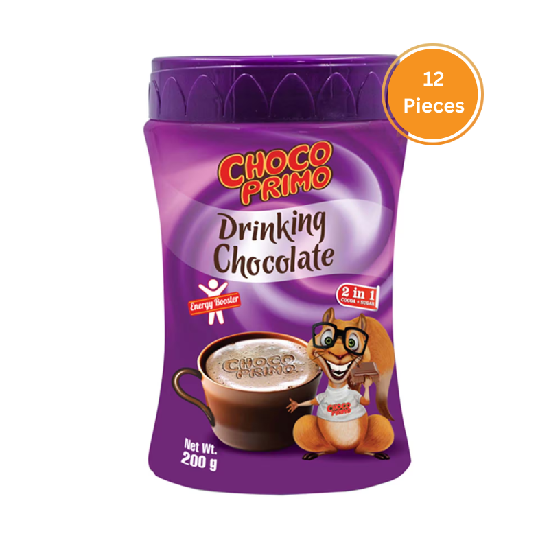 Choco Primo Drinking Chocolate 200G Box 12 Pieces