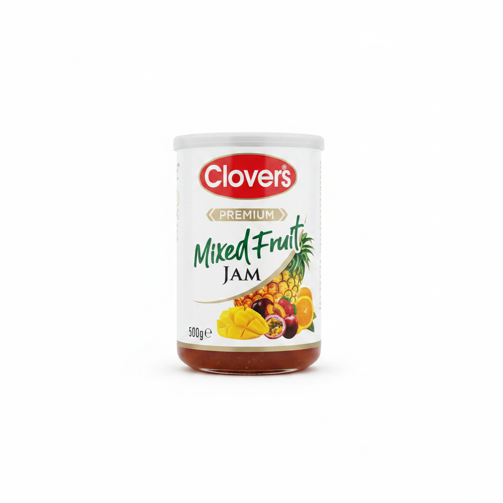 Clovers Mixed Fruit Jam Pet 500G