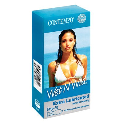 Contempo Wet N Wild Condoms 3'S