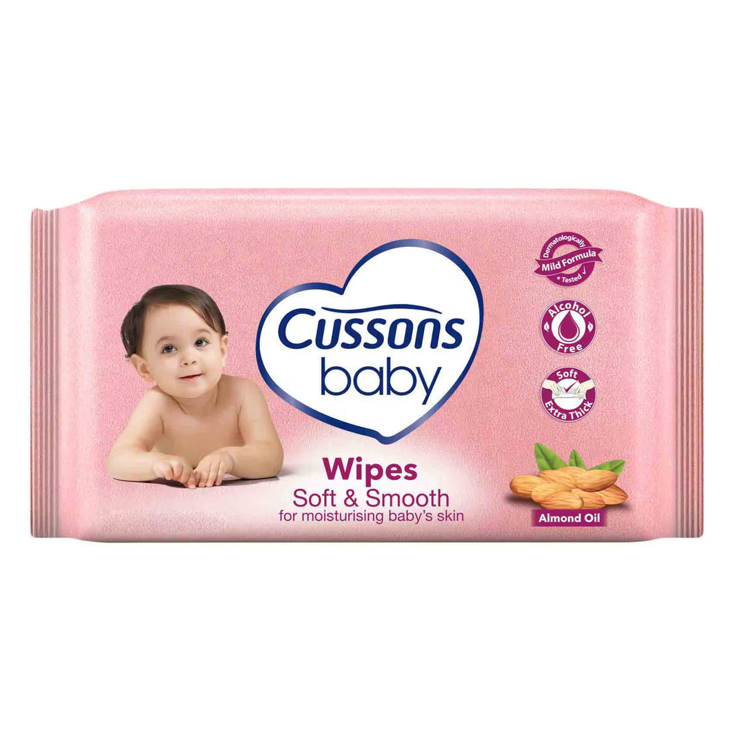Cussons Baby Smooth  & Soft Wipes 80 Sheets
