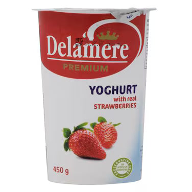 Delamere Strawberry Yoghurt Cup 250