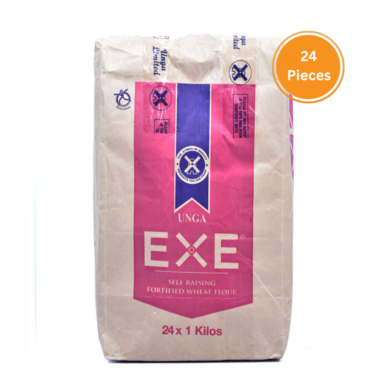 Exe Self Raising Wheat Flour 1Kg Bale 24 Pieces