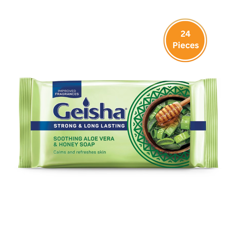 Geisha Aloe Vera and Honey 200Gm Box 24 Pieces