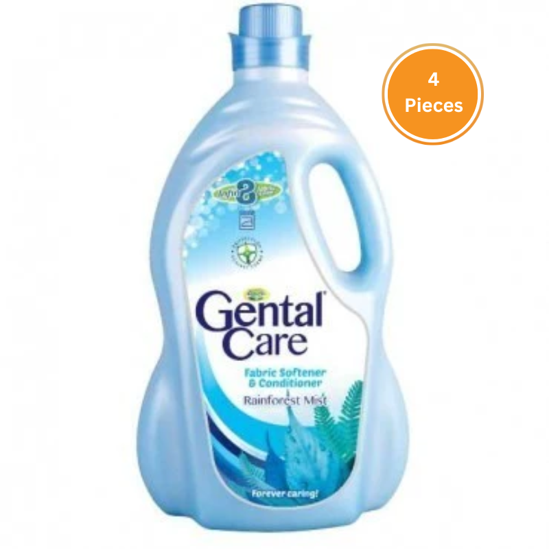 Gental Care Rain Forest Mist Fabric Softener  5L Box 4 Pcs