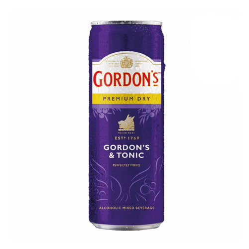 Gordons Dry & Tonic 330Ml Can