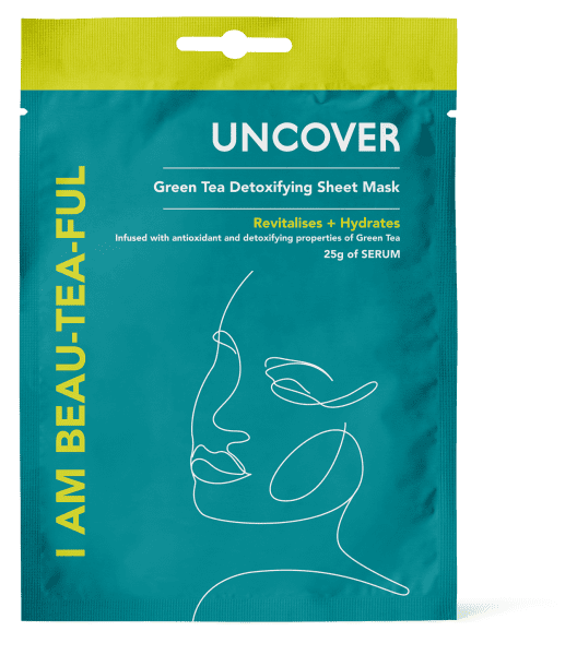 Uncover Green Tea Detoxifying Sheet Mask 25G