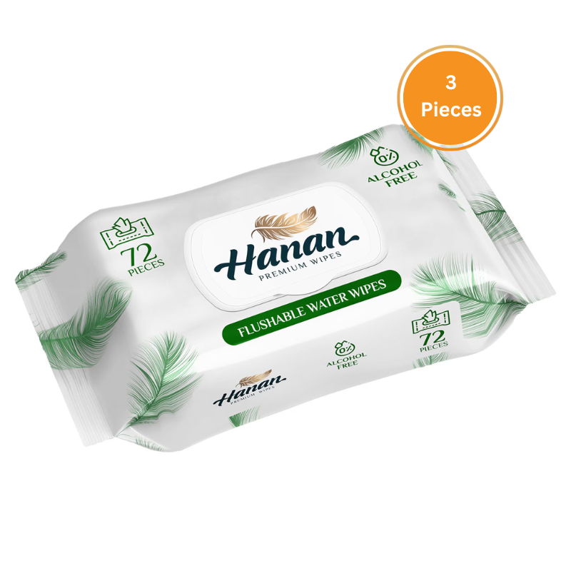 Hanan Wipes 72Pcs Bale 3 Pcs