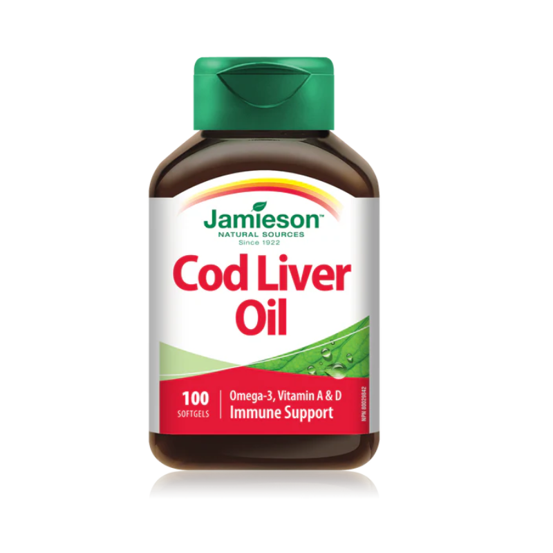 Jamieson Cod Liver Oil Softgels 100'S