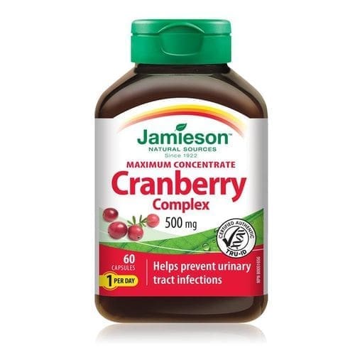 Jamieson Cranberry 500Mg Capsules 60'S