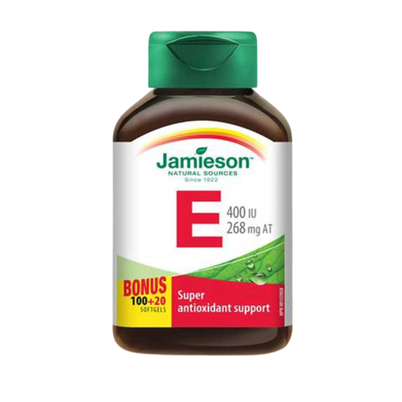 Jamieson Vitamin E 400Iu 268Mg Sofgels 120'S