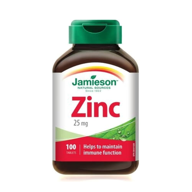 Jamieson Zinc 25Mg Tabs 100'S