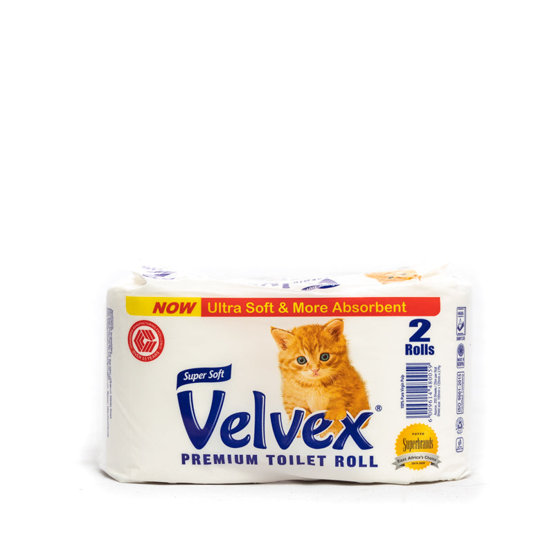 Velvex Tissue 2Pk Unwrapped