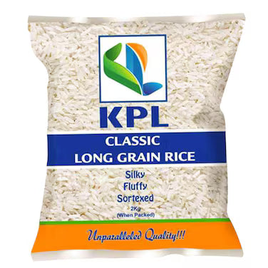 Kpl Classic Long Grain Rice Silky Fluffy Sortexed 2Kg