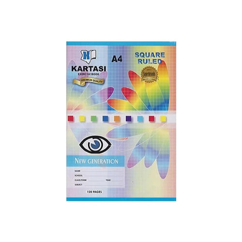 Kartasi Exercise Book A5 200 Pages Squared